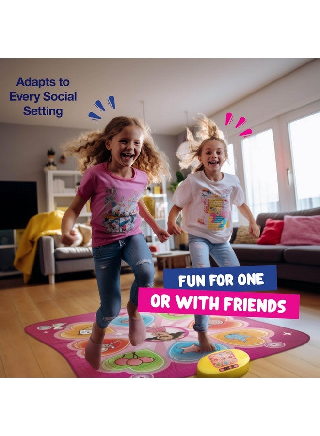 Play22 Dance Mat For Kids - Best Birthday Gifts For Girls & Boys Electronic Dance Game Toy For Kids, Adjustable Volume, 5 Levels - Dance Pad With Led Lights & Built-In Music For Ages 3-12 Years Old - Image 4