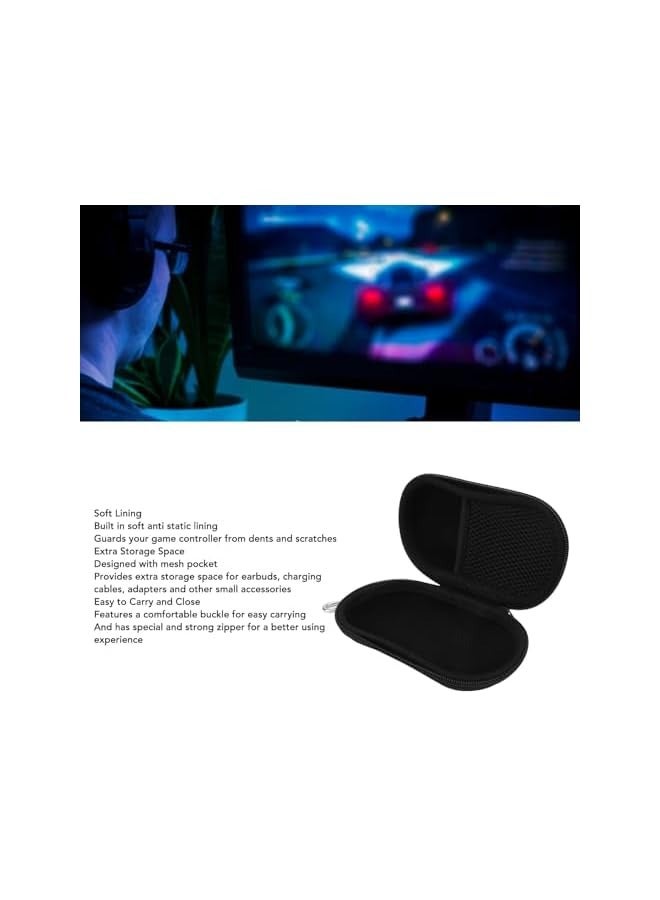 PROMASS Classic Controller Travel Case for 8BitDo M30 N30 Pro Controller Case for Zero 2 Gamepad, NS19 Series Controllers Shockproof Hard Shell Storage Bag - Image 2