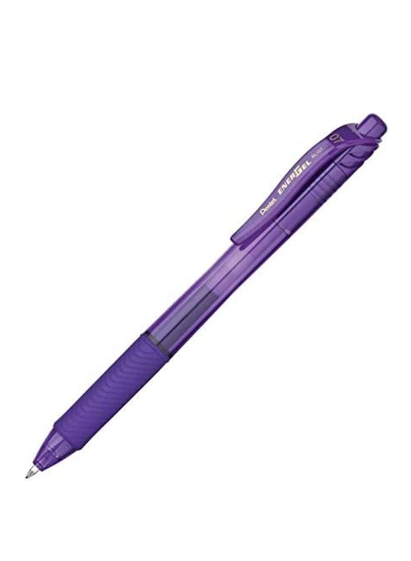Pentel 4-Piece Energel Gel Ink Pen 0.7mm Tip Violet Ink - Image 2