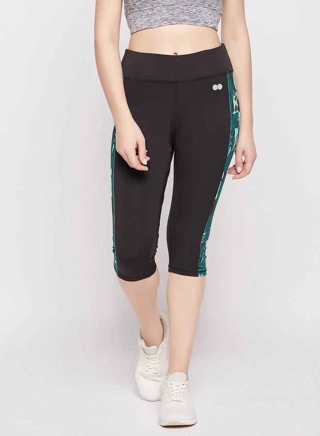 كلوفيا كابري رياضي ضيق مع لوحات مطبوعة