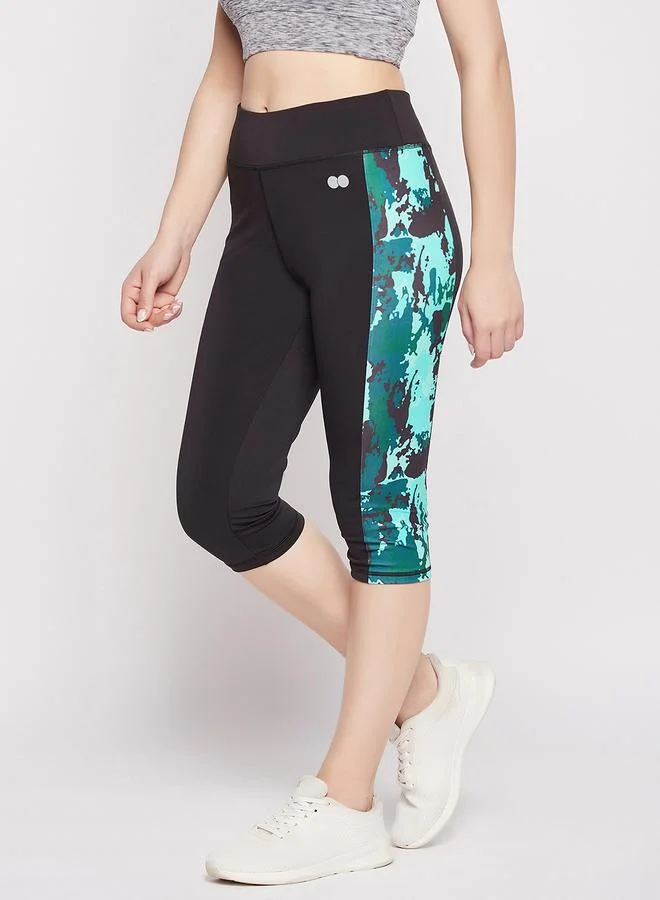 كلوفيا كابري رياضي ضيق مع لوحات مطبوعة