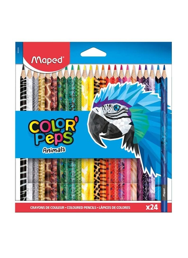 Maped 24-Piece Colour Pencils Multicolour  - Image 1