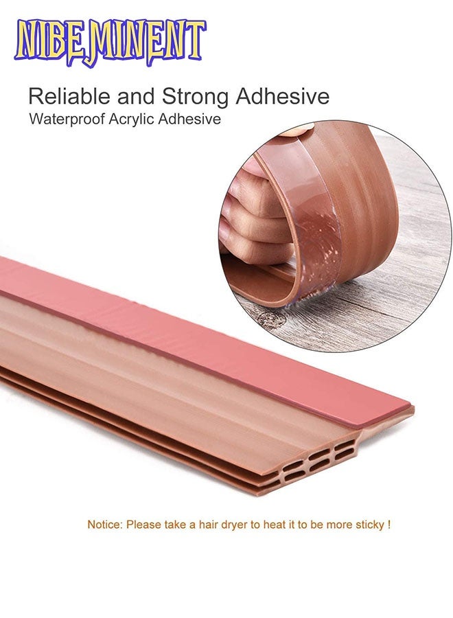 NIBEMINENT Door Draft Stopper, 100 cm Length Under Door Seal,Suitable for Filling the Gaps between Doors and Windows, Blocking insects, Waterproof, Dustproof, Lightproof and Noiseproof. - Image 2