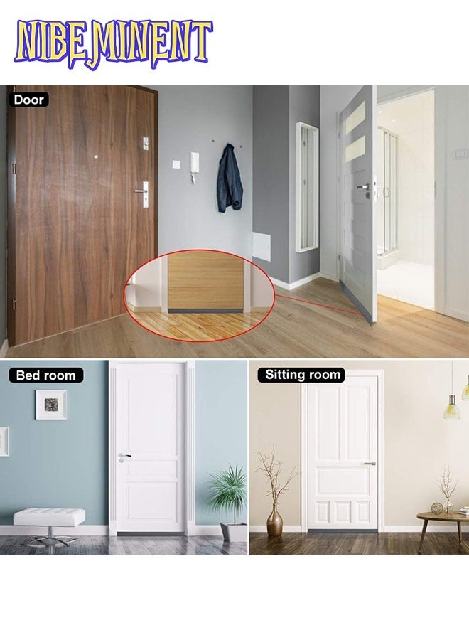 NIBEMINENT Door Draft Stopper, 100 cm Length Under Door Seal,Suitable for Filling the Gaps between Doors and Windows, Blocking insects, Waterproof, Dustproof, Lightproof and Noiseproof. - Image 4