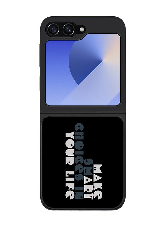 Stylizedd Rugged Black edge case for Samsung Galaxy Z Flip7 FE, Slim fit Soft Case Flexible Anti Drop TPU Gel Thin Cover -  Make Art Your Life - Image 1