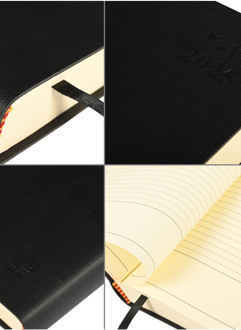 FIS FIS Flexible Diary 2025 (Arabic/English) A5, Black - FSDI131AE25BK  - Image 3