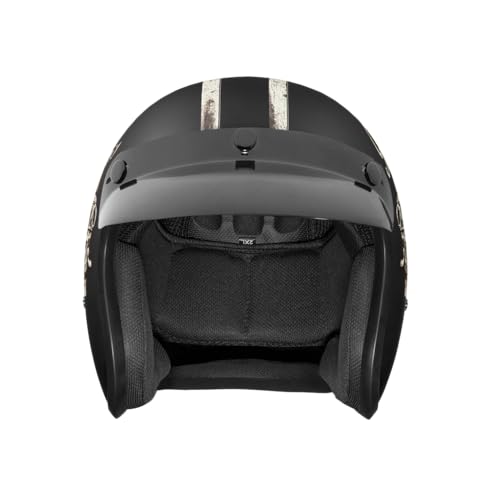 Daytona Helmets 3/4 Shell Open Face Motorcycle Helmet â€“ [Flying Ace's] [2XL] - Image 2