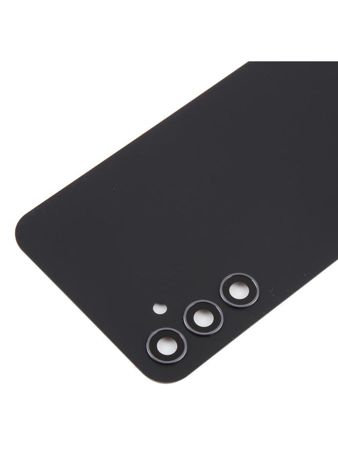 غطاء خلفي لهاتف Samsung Galaxy A34 SM-A346B مع غطاء عدسة الكاميرا (أسود) - Image 4