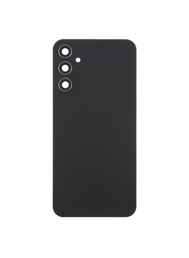 غطاء خلفي لهاتف Samsung Galaxy A34 SM-A346B مع غطاء عدسة الكاميرا (أسود) - Image 2