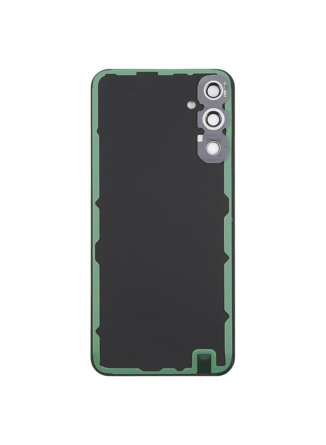 غطاء خلفي لهاتف Samsung Galaxy A34 SM-A346B مع غطاء عدسة الكاميرا (أسود) - Image 3