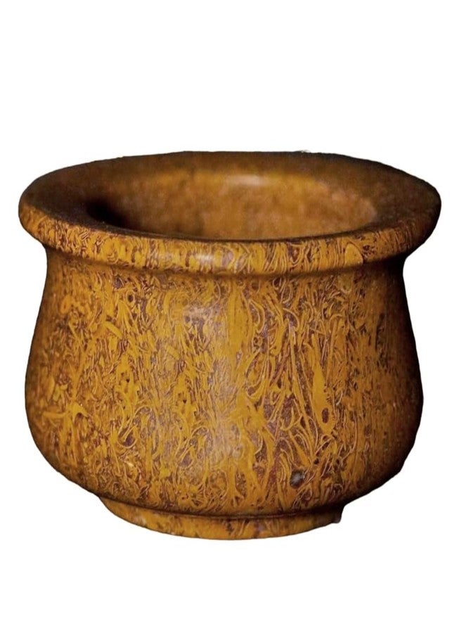 Chinkara Jaisalmer Habur Stone Handi, 200Ml(4Inch * 4Inch * 2Inch)