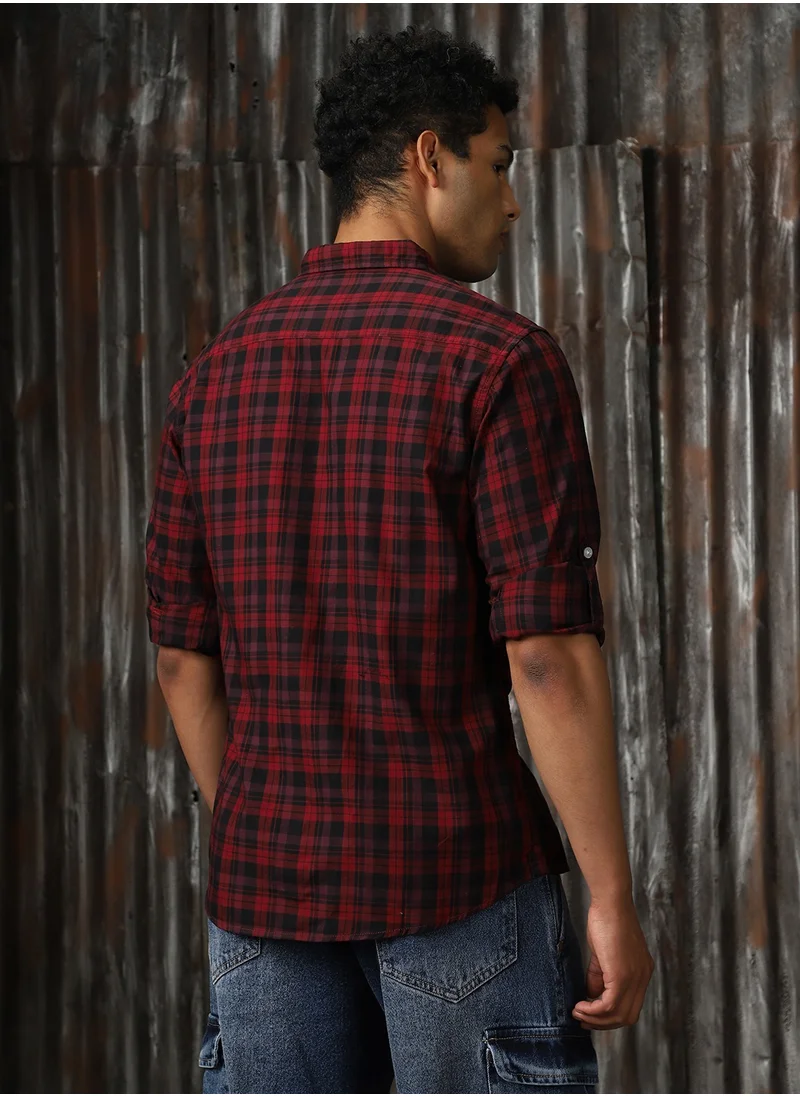 HIGH STAR Men's Multicolor Regular Fit Shirt - Casual and Colorful Fashion