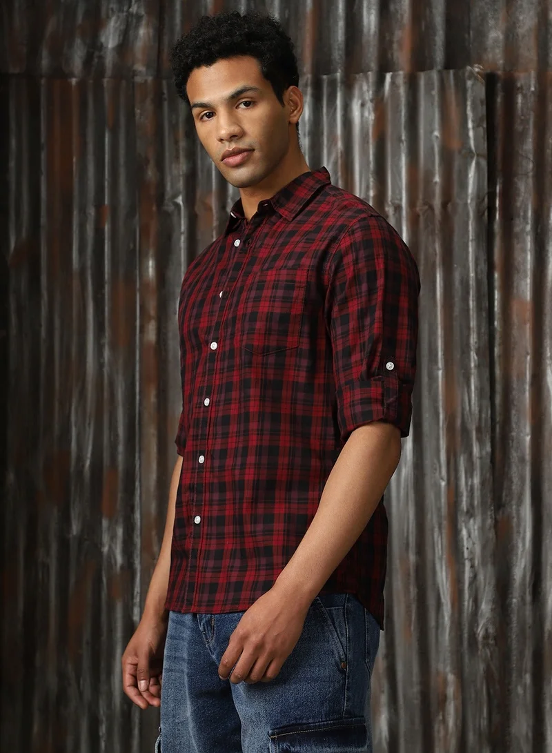 هاي ستار قميص رجالي متعدد الألوان بقصة عادية - أزياء كاجوال وملونة