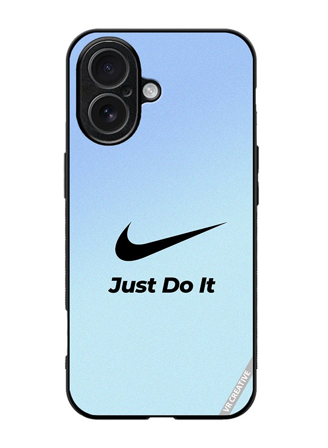 Protective Case Cover For Apple iPhone 17 Nike Logo Blue Design Multicolour