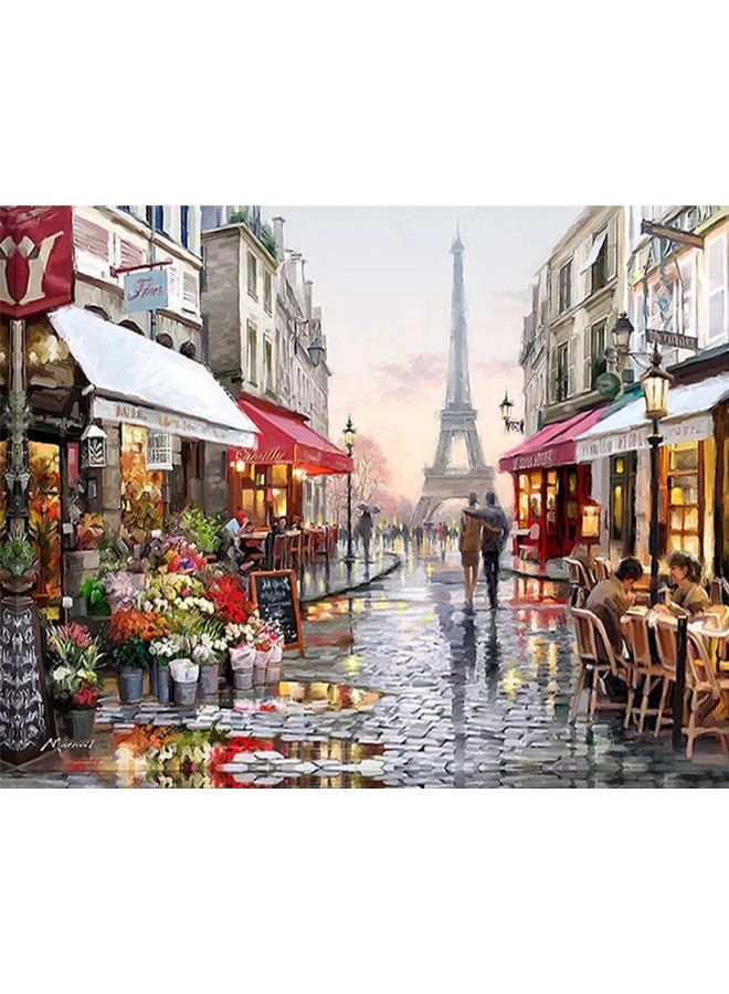 NIBEMINENT DIY Paint By Number Oil Painting On Canvas Kit Multicolour - Image 1