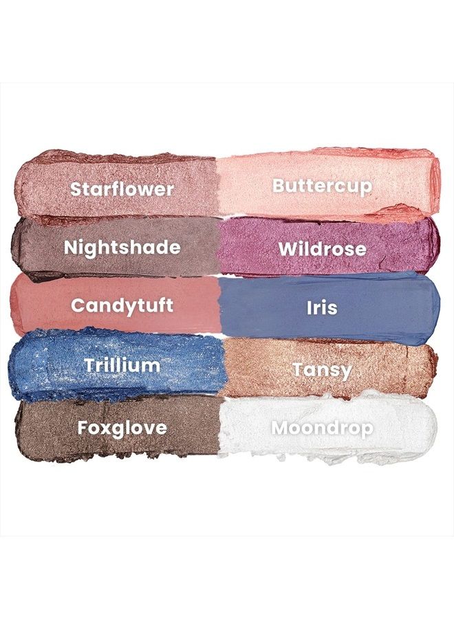 True + Luscious Flora Furiosa Eyeshadow Palette – Matte, Shimmer, Satin – Vegan, Talc-free and Cruelty Free – 10 Richly Pigmented Shades - Image 2
