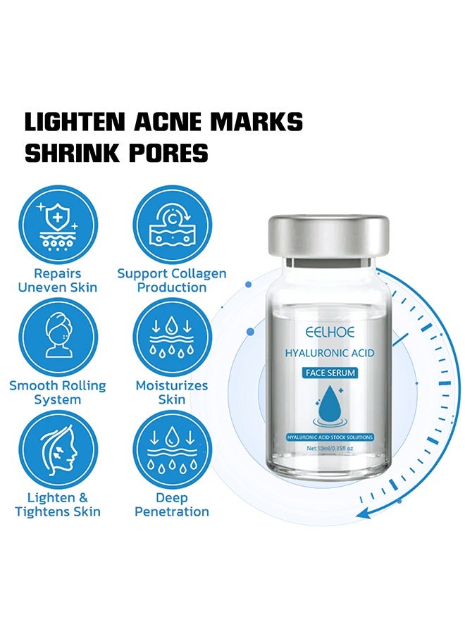 EELHOE Hyaluronic Acid-Face Serum, Suitable for Enlarged Pores, ltching & Tingling,Inflammation,Acne Marks, Antibacterial, Restore Skin Health 10ml - Image 2