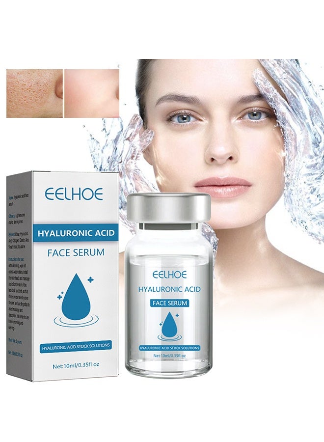 EELHOE Hyaluronic Acid-Face Serum, Suitable for Enlarged Pores, ltching & Tingling,Inflammation,Acne Marks, Antibacterial, Restore Skin Health 10ml - Image 1