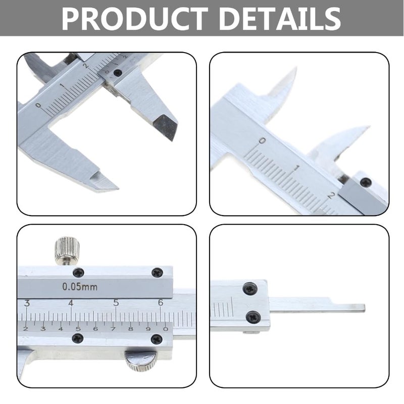 Stainless Steel Vernier Caliper 0 150mm Precision Measuring Tool for Depth Diameter Thickness - Image 5