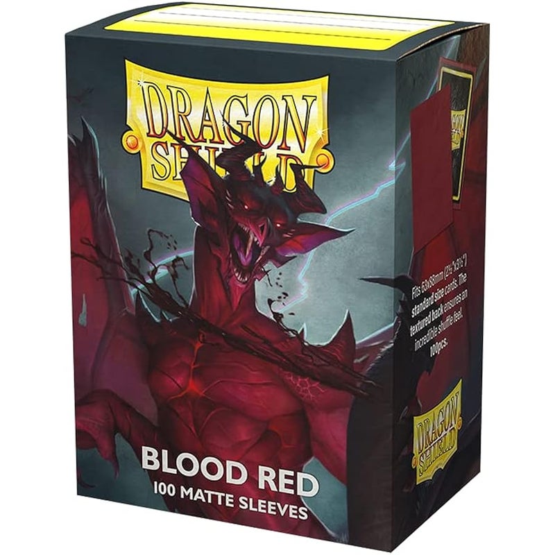 dragon shield Arcane Tinmen  Sleeves – Matte: Blood Red 100CT - MTG Card Sleeves are Smooth & Tough - Compatible with Pokemon & Magic The Gathering Card Sleeves (AT-11050) - Image 4