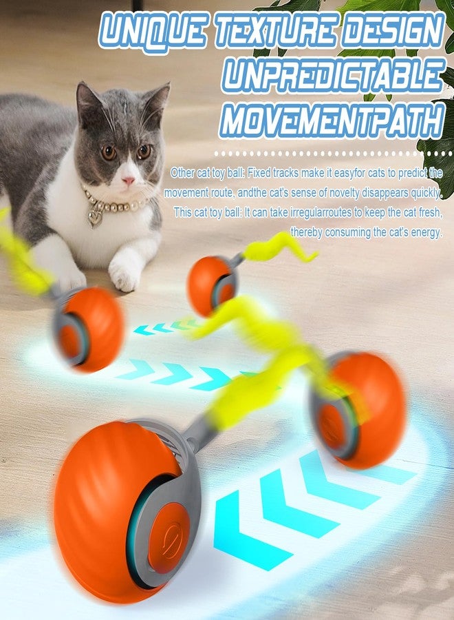 CHANCCI Speedy Tail 2.0,Speedy Tail Cat Toy,USB Rechargeable Smart Cat Toys Ball,Smart Interactive Cat Toy with 2 Modes,Automatic Moving Cat Toy Ball,Cat Toys for Indoor Cats Adult() - Image 5