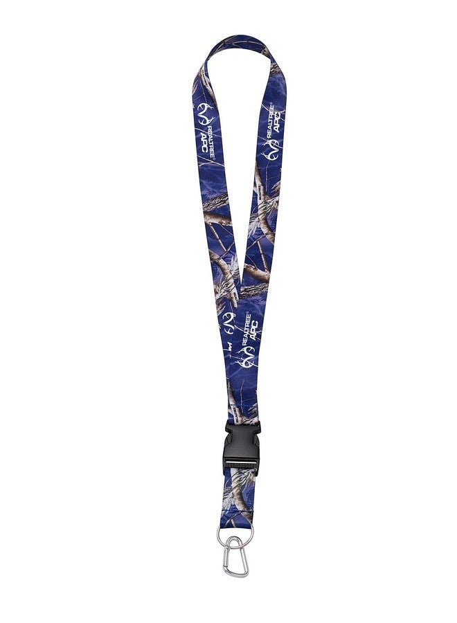 Realtree Camouflage Lanyard For Keys/Handheld Devices/Smartphones/Gear Detachable Blue Camo - Image 3