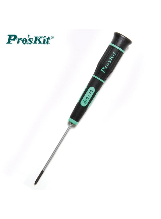 Pro'skit برسكت SD-081-P5 مفك براغي دقيق أخضر وأسود - #0*75 مم - Image 1