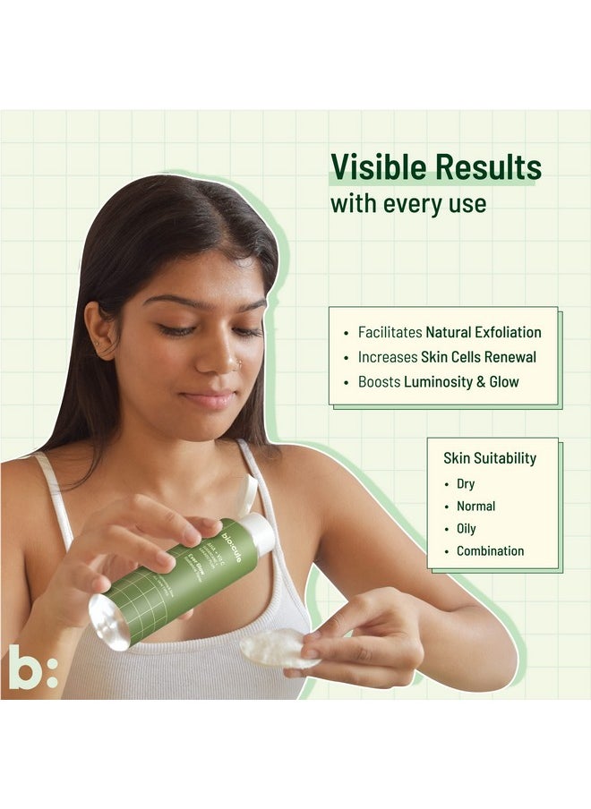 Biocule - Ever Glow Radiance Toner Drop With Glycolic Acid (Aha) Vitamin C And Aloe Vera Toner For Glowing Skin From Sugarcane & Kakadu Plum Brightening & Glow All Skin Types 100Ml - Image 1