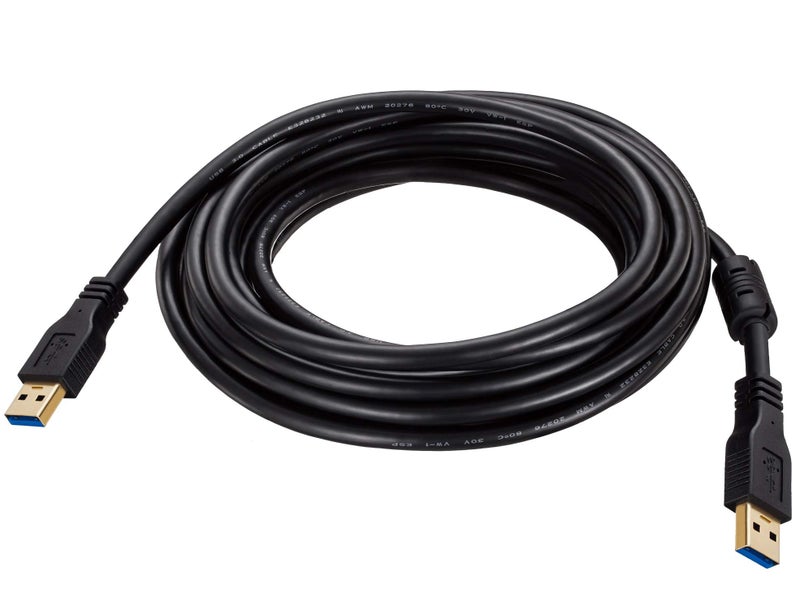 Ruaeoda USB to USB Cable Male to Male 20 ft, Long USB 3.0 Cable A to A for Data Transfer Hard Drive Enclosures, Printer, Modem, Cameras - Image 3
