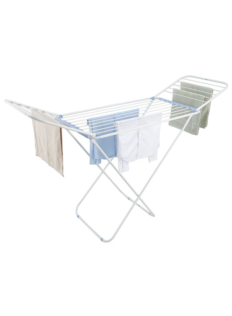 Sweet Home Clothes Drying Rack Stand Stainless Steel Heavy Duty Clothes Dryer Stand Space Saving, Portable & Foldable Rack Ideal For Small Areas - Image 1