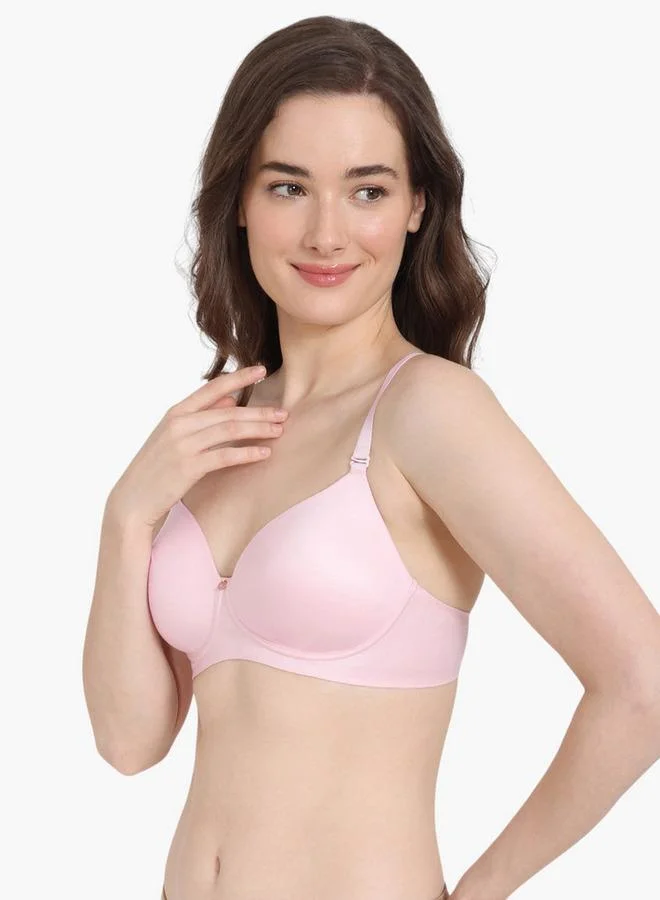 zivame Zivame Padded Bra with Hook and Eye Closure