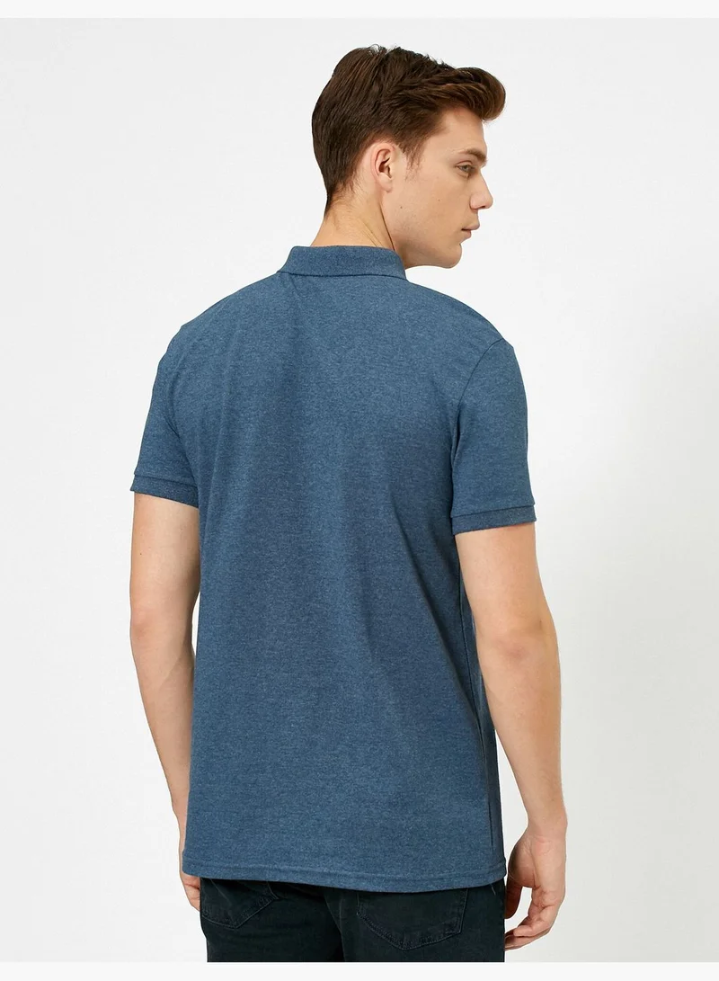 KOTON Polo Neck T-Shirt