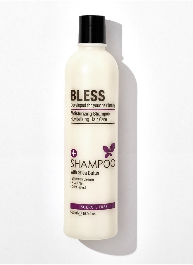 Bless Shampoo With Shea Butter Sulfate-Free 500ml 