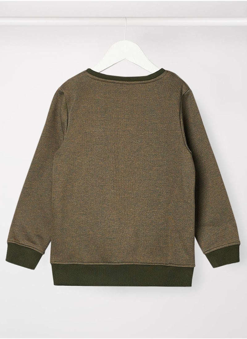 NAME IT - Kids Patch Pocket Sweatshirt - Image 1