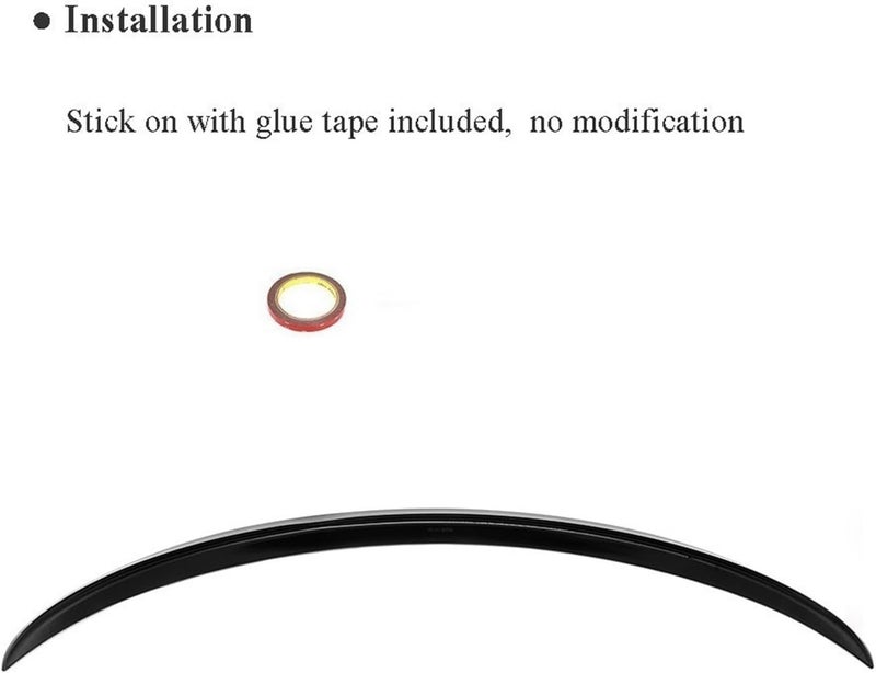 Wivplex ABS Rear Spoiler for Mercedes-Benz CLA45 AMG - Image 3