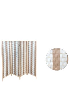 AL KHALDIYA Foldable partition room divider, 4 panels 
