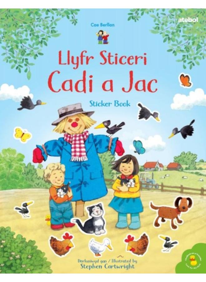 Cyfres Cae Berllan: Llyfr Sticeri Cadi a Jac Sticker Book 