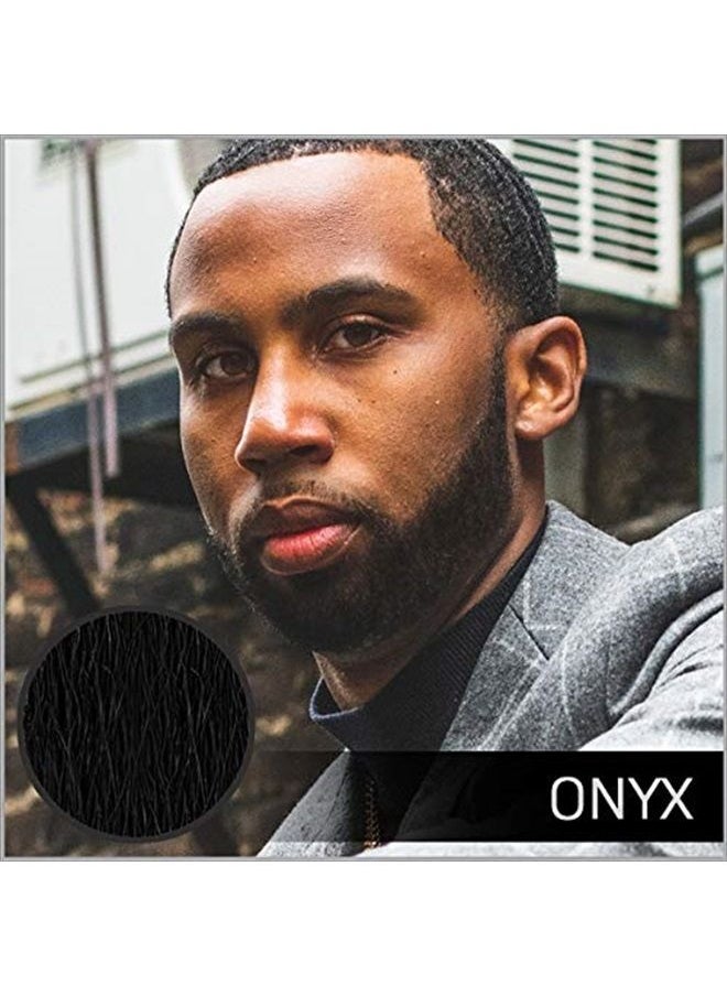 VOLT - Grooming Instant Beard Color - Smudge and Water Resistant Quick Drying Brush on Color for Beards, Mustaches, and Eyebrows, Onyx (Black) - Image 1