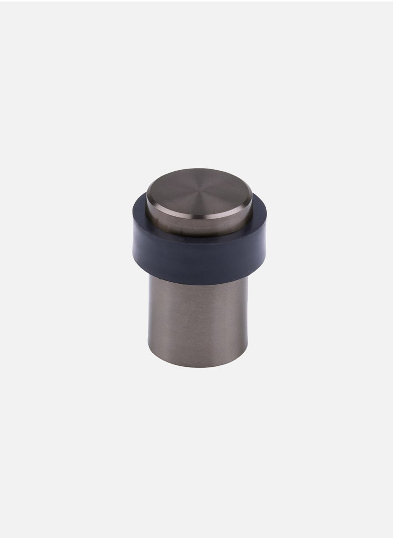 CINCINNO Cylinder Shaped Door Stopper with Rubber – 45mm, Premium Stainless Steel, Coated, Heavy Duty, Anti-Corrosion, Wall Protector, 5-Year Warranty – (Gun Metal Grey) 