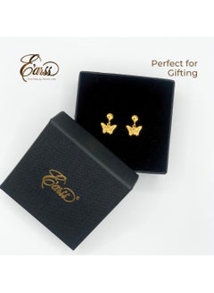 Butterfly Drop Gold Earrings | Stainless Steel | Gold Plated - pzsku/Z945CEB4FE059E23DAF9BZ/45/_/1732169483/8beb031f-4ea5-4eb8-93a1-651578b8fc61