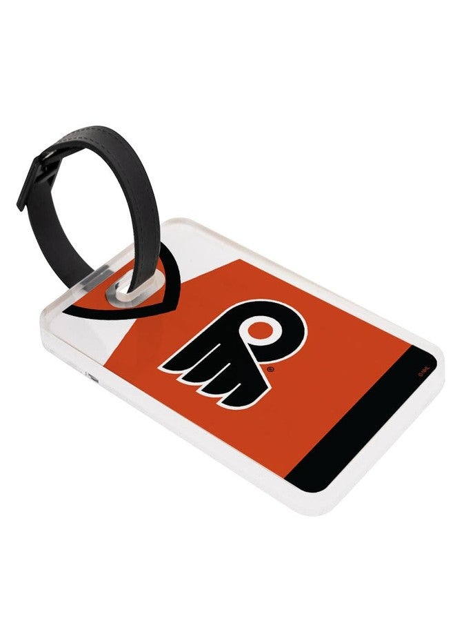 Desert Cactus Philadelphia Flyers Luggage Tag – Official Philly Team NHL National Hockey League Travel ID Label for Suitcases, Bags, and Carry-Ons (Acrylic Luggage Tag D) - Image 1