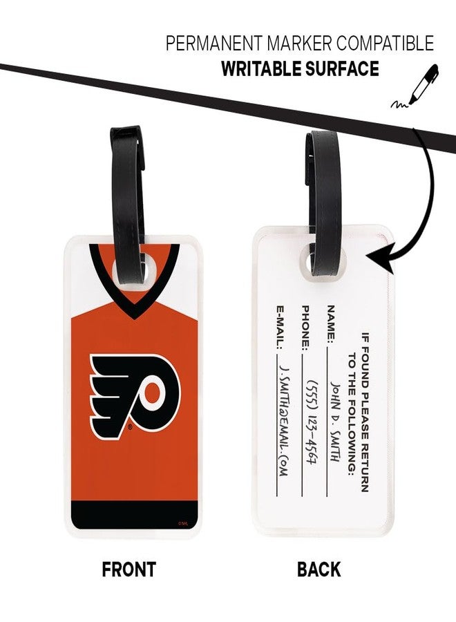 Desert Cactus Philadelphia Flyers Luggage Tag – Official Philly Team NHL National Hockey League Travel ID Label for Suitcases, Bags, and Carry-Ons (Acrylic Luggage Tag D) - Image 3