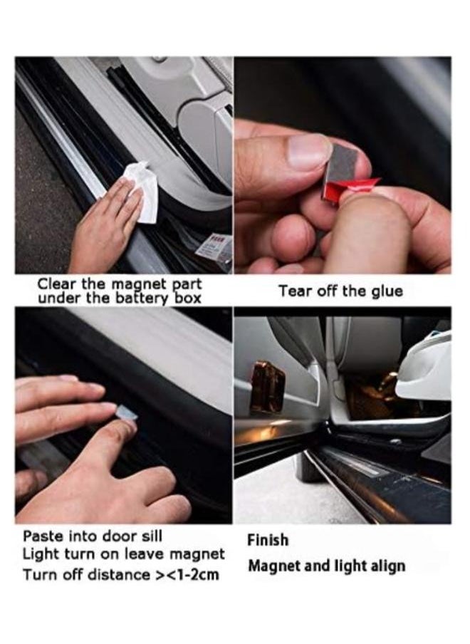 EasyLife - 2 Pieces LED Car Door Horse Logo Projector Shadow Light Set NO: 02 - Image 1