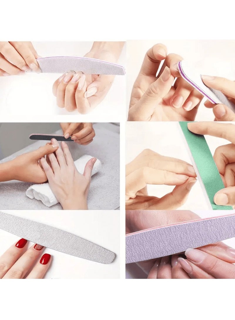 Goolsky 10 قطع مبرد أظافر احترافي للاستخدام المنزلي وصالونات التجميل - لتنعيم وتشكيل الأظافر بسهولة - Image 5