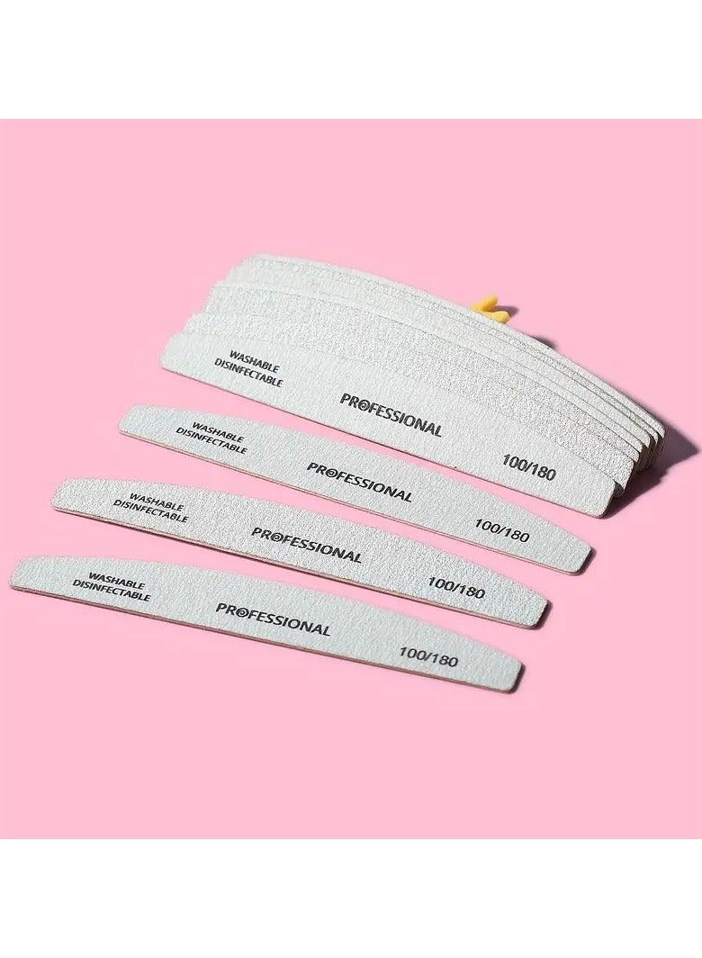 Goolsky 10 قطع مبرد أظافر احترافي للاستخدام المنزلي وصالونات التجميل - لتنعيم وتشكيل الأظافر بسهولة - Image 4