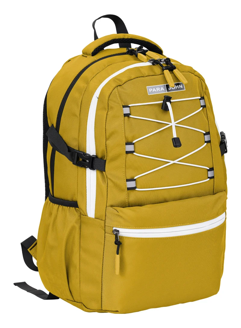 Bubalio 30L School Backpack | Large Capacity, Lightweight, Water Resistant Bag for Boys & Girls Yellow