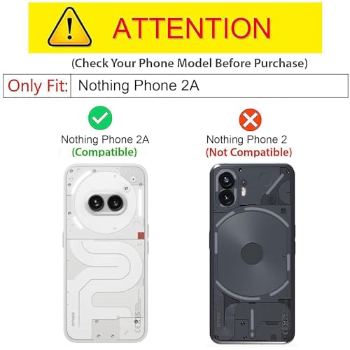 Kapa Double Dip Full 360 Protection Back Case Cover for Nothing Phone 2A / 2A Plus (Black) - Image 2