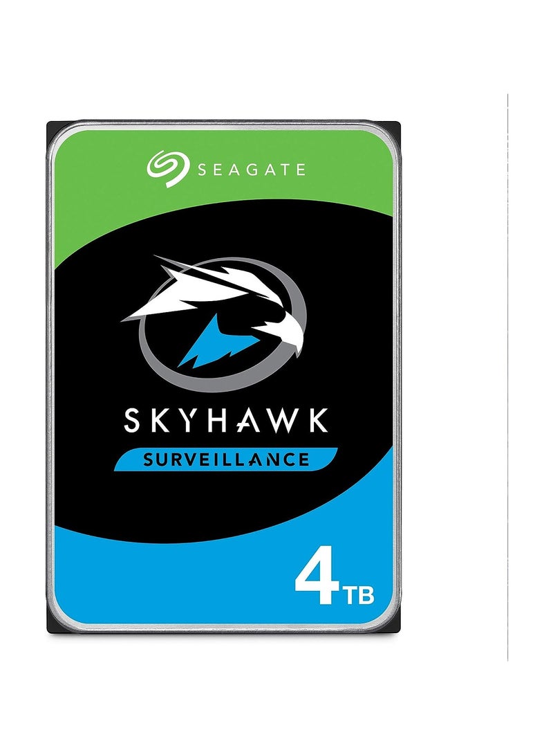 Seagate Skyhawk 4 TB, Video Internal Hard HDD – 3.5", SATA 6Gb/s, 256MB Cache, for DVR NVR Security Camera System, with in-house Rescue Services (ST4000VX016) 4.0 TB 4 TB - Image 1
