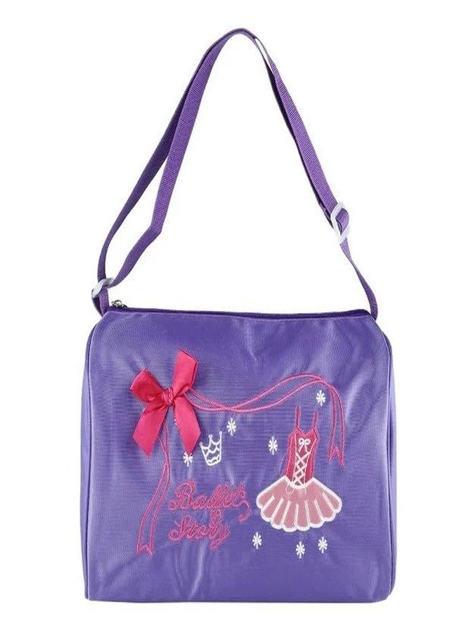 Flexifit Ballet Handbag, Sequined Ballerina Bag Ballet Bag, Kids for Girls Storing Small Item Child Ballerina (Purple1) - Image 3