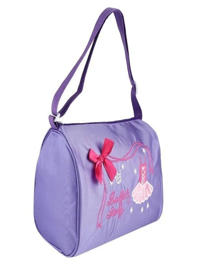Flexifit Ballet Handbag, Sequined Ballerina Bag Ballet Bag, Kids for Girls Storing Small Item Child Ballerina (Purple1) - Image 2